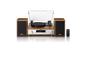 Pladespiller - Lenco MC-160WD - HiFi Stereo system with Record Player DAB+/FM radio and Bluetooth® - Wood - Pladespiller - MC-160WD