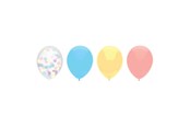 Legetøj - Haza Witbaard Balloon mix Pastel 6pcs. - 439341