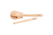 Trælegetøj - Classic World Wooden Block Percussion 2dlg. - 70178