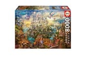 Puslespil - Educa 8000 pcs Dream Town - 80-19570