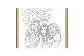 Kreativt Legetøj - Folat BV K3 Placemats Coloring Pages 6pcs. - 23239