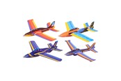 Legetøjsbil - Johntoy Foam Airplane Jumbo 45cm (Assorted) - 24510