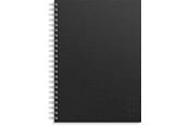 Blokke, Formularer & Notesbøger - Burde Notebook Textile black lined A4 - 92757900