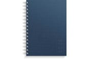Blokke, Formularer & Notesbøger - Burde Notebook Textile dark blue lined A5 - 92757300