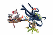 Playmobil - Playmobil Pirates - Kamp mod den kæmpe blæksprutte - 71419
