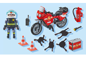 Playmobil - Playmobil Action - Brandmotorcykel & oliespildshændelse - 71466