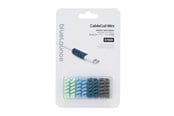 Kabel Organisering - Bluelounge Design CableCoil Mini - 9-pack - Blue - BLUCCOM-OMBLU