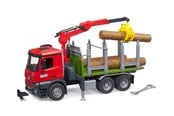 Legetøjsbil - Bruder MB Arocs Timber truck with loading crane grab and - BR3669