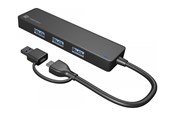 USB hub - Natec Mayfly - hub - 4 ports USB hub - 4 ports - Sort - NHU-2023