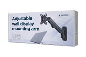 Skærmholder - Gembird MA-WA1-01 mounting kit - adjustable arm - for LCD display - fine texture black - MA-WA1-01