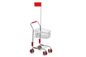 Rolleleg - Small Foot - Shopping cart with doll seat and flag - 4046
