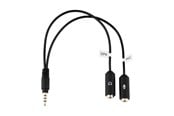Foto & Videotilbehør - Joby Cable Splitter Wavo 3.5mm - JB01736-0WW