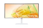 Skærm - 34" Samsung ViewFinity S6 S34C650TAU - 3440x1440 (UWQHD) - 100Hz - VA - 90W USB-C - KVM switch - LS34C650TAUXEN