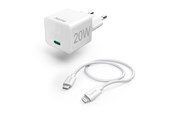 Mobil - Adaptere & Opladere - Hama Fast Charger 220V USB-C-Lightning - 00201620