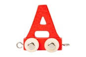 Trælegetøj - Small Foot - Wooden Letter Train Color - A - 10351