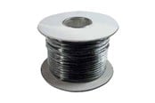 Netværkskabel - DIGITUS Flat Telephone Installation Cable - 100m - Sort - 100m - AK-460701-100-S