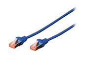 Netværkskabel - DIGITUS Professional patch cable - 10 m - blue - Blå - 10m - DK-1644-100-B-5