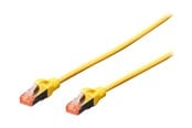 Netværkskabel - DIGITUS Professional patch cable - 10 m - yellow - Gul - 10m - DK-1644-100-Y-5
