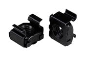Rack skabe - StarTech.com 10-32 Cage Nuts - 50 Pack - Rack Mount Clip Nuts - For Square Hole Server Rack - Black (CABCAGENUTS1032) - cage nuts - CABCAGENUTS1032