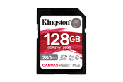 Hukommelseskort - Kingston Canvas React Plus V60 SD - 280MB/s - 128GB - SDR2V6/128GB