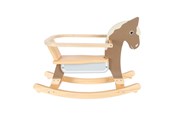 Babylegetøj - Small Foot - Rocking Horse with Seat Brown - 12291