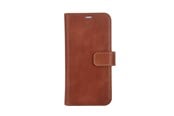 Mobil - Covers & Cases - Radicover Wallet Case 2in1 Anti Radiation Leather MagS Brown - iPhone 15 - RAD287