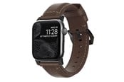 Smartwatch - Tilbehør - Nomad - Traditional Band - 44mm/42mm | Black Hardware | Rustic Brown Leather - NM1A4RBT00