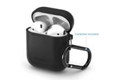 Hovedtelefoner/headset - Spigen Silicone case - black - AirPods 1/2019 - 066CS24808