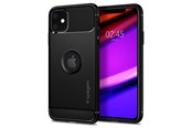 Mobil - Covers & Cases - Spigen Rugged Armor - black - iPhone 11 - 076CS27183