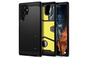 Mobil - Covers & Cases - Spigen Tough Armor - black - Samsung Galaxy S22 Ultra - ACS03923