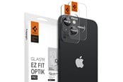 Mobil - Andet Tilbehør - Spigen Glass EZ Fit Optik Pro 2 Pack - black - iPhone 15/15 Plus/14/14 Plus - AGL05213