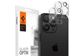 Mobil - Andet Tilbehør - Spigen Glass tR Optik 2 Pack - crystal clear - iPhone 16/15/14 Pro / 16/15/14 Pro Max - AGL05761