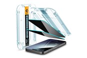 Mobil - Beskyttelsesglas - Spigen Glass tR EZ Fit (Privacy) 2 Pack - transparency - iPhone 15 Pro - AGL06894