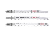 Stiksav - Bosch Expert Hardwood 2-side clean jig saw blade set - 3 pieces - 2608900549