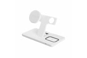 Mobil - Adaptere & Opladere - FIXED 3i1 30W Trådløs Mag Ladestation Hvid - FIXMPOS-WH