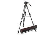 Stativ - Manfrotto Video Tripod Kit 504X + 645 Fast Twin Aluminium - MVK504XTWINFA