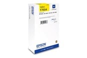 Blæk, Toner & Forbrugsstoffer - Epson T7554 - XL size - yellow - original - ink cartridge - C13T75544N