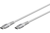 USB kabel - Pro USB-C <-> USB-C - Sleeve - 3m - Grå - 4040849701955