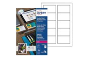 Papir, Fotopapir og Etiketter - Avery Quick&Clean - business cards - 250 card(s) - 54 x 85 mm - 270 g/m² - C32026-25