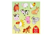 Kreativt Legetøj - LG-Imports Sticker sheet of farm animals - 8551