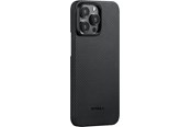 Mobil - Covers & Cases - PITAKA MagEZ 4 600D case black/grey twill - iPhone 15 Pro - KI1501PA