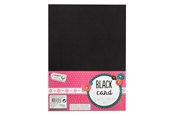 Kreativitet & Hobbyartikler - Creative Craft Group Hobby cardboard Black A4 10 sheets - CR0712/GE