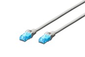 Netværkskabel - DIGITUS CAT 5e U-UTP Patch Cord - 20m - Grå - 20m - DK-1512-200