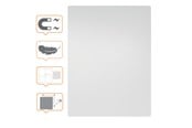 Konference & Præsentation - Nobo rammeløs magnetisk modulær whiteboard 60x45cm - 1915656