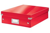 Arkivering & Opbevaring - Leitz Organiseringsboks  Click & Store WOW Medium Rød - 60580026