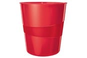 Skrivebordstilbehør - Leitz Papirkurv Plus WOW 15L Rød - 52781026