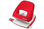 Skrivebordstilbehør - Leitz Hulapparat  5008 NeXXt WOW, 2-huls 30 ark Rød - 50081026