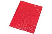 Arkivering & Opbevaring - Leitz 3-klap elastikmappe WOW A4 Rød - 39820026