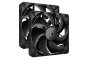 Kabinet Køler - Corsair iCUE LINK RX140 2-pack - Kabinet køler - 140mm - Sort med RGB LED lys - 36 dBA - CO-9051012-WW