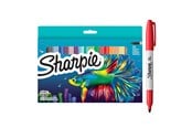 Skrive- og Tegneværktøjer - Sharpie permanent markersæt | Farvesortiment i Limited Edition | Fin spids | 18 stk markerpenne | Skolestartssæt - 2201230